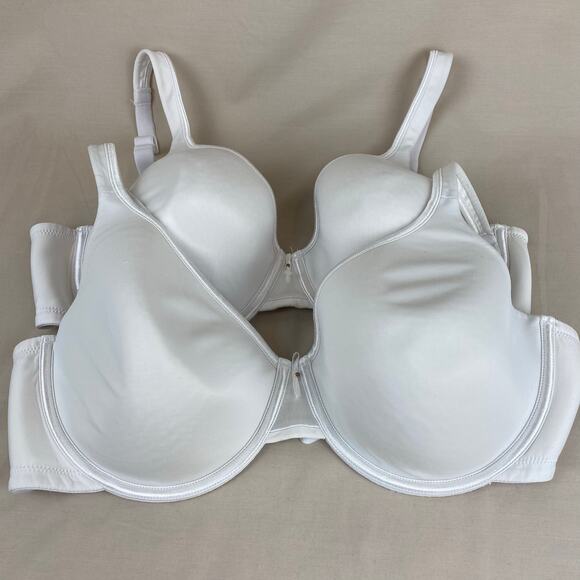 Vanity Fair Full Coverage Underwire 36DD Bra Set of Two White - Picture 1 of 7